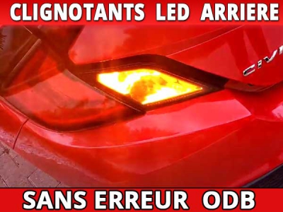 Pack led clignotants arrière Honda Civic 10