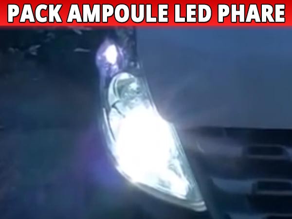 Kit ampoules LED Haute Puissance pour phares de Renault Clio 3 - Garantie 5  ans et Port Offert !