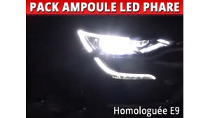 Pack Ampoules LED Phares pour Renault Talisman - Homologation E9