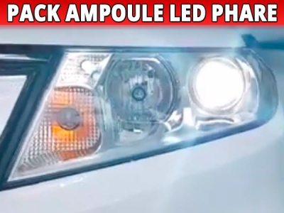 Pack led phare croisement route pour Suzuki Vitara 2