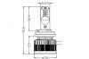 Pack 2 Ampoules led phare Haute puissance H4 - Homologuées E9 - Sans Erreur ODB