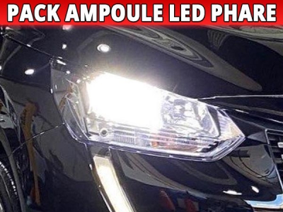 Pack led phare croisement route pour Peugeot 208 II (2018-)