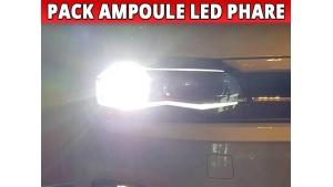 Pack 2 Ampoules LED Phare Homologation E9 pour Volkswagen Polo VI (AW1/BZ1)