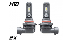 Pack 2 Mini Ampoules led haute puissance H10 - Homologation E9