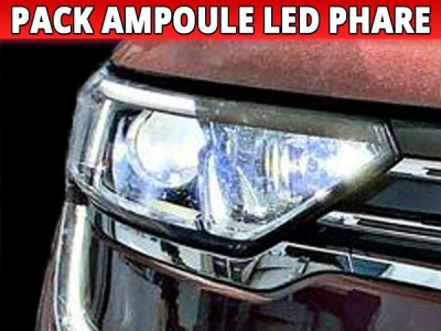 Pack led phare croisement route pour Renault Koleos 2