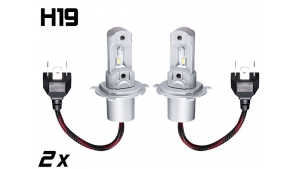 Pack 2 Mini Ampoules led phare H18 Haute puissance - Homolation E9