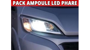 Pack Ampoules LED Phares Fiat Ducato 3 Phase 2 - Homologation E9
