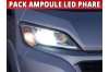 Pack Ampoules LED Phares Fiat Ducato 3 Phase 2 - Homologation E9