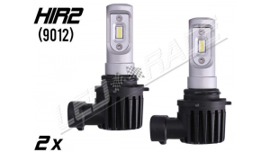 Pack 2 Mini Ampoules led HIR2 9012 Haute puissance - Homologuées E9