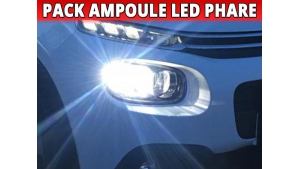 Pack Ampoules LED Phares pour Citroën C3 III - Homologation E9