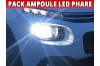 Pack led phare croisement route pour Citroën C3 3