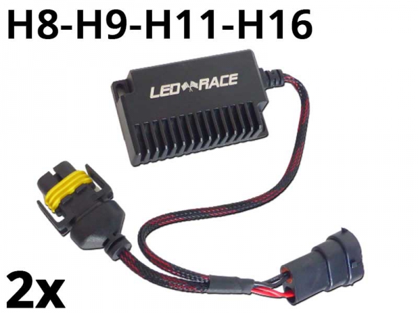 Pack x2 : résistances anti-erreur Canbus H8 / H9 / H11 / 880 pour phare LED  