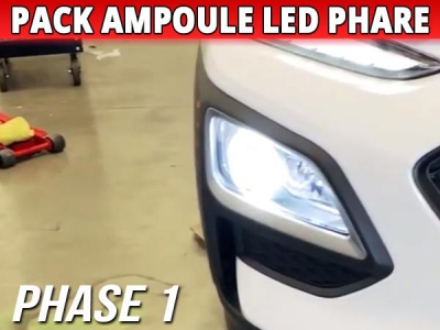 Pack led phare croisement route pour Hyundai Kona