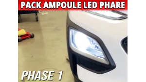 Pack Ampoules LED Phares pour Hyundai Kona Phase 1- Homologuées E9