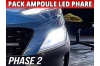 Pack led phare croisement route pour Hyundai Kona