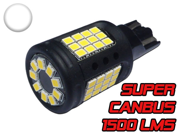 Ampoule Led T15 Culot W16W Super Canbus 16 watts reels - Blanc 6000K