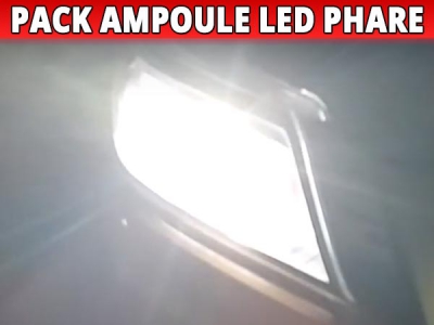 Mini Ampoule led phare H4 Double Intensité - Homologation E9