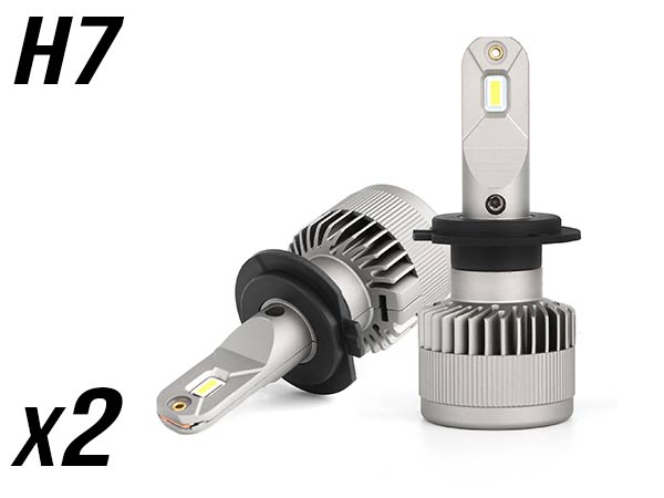 Kit LED H7 Haute Puissance pour phares - Garantie 5 ans et Port