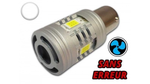 Ampoule Led P21W / BA15S 4 SMD 3570 Ventilée- Blanc 6000K - CANBUS