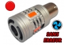 Ampoule Led P21W / BA15S 4 SMD 3570 Ventilée- Orange - CANBUS