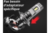 Micro Ampoules led phare haute puissance H7 Ventilées sans erreur ODBled voiture H7 homologuée e9 ventilée sans erreur