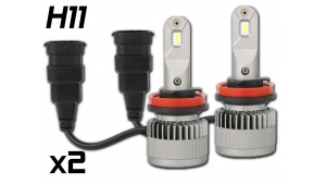 Pack 2 Ampoules led phare haute puissance H11 Ventilées sans erreur ODB
