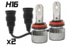 Pack 2 Mini Ampoules led phare haute puissance H16 (type japonais) Ventilées sans erreur ODB 
