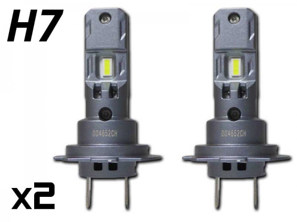 Pack 2 Micro Ampoules led phare Haute puissance H7 Sans Erreur ODB