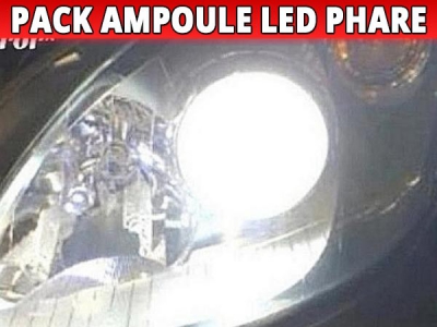 Pack led phare croisement route pour Mercedes Classe B W245