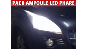 Pack Ampoules LED Phares pour Peugeot 3008 - Homologation E9