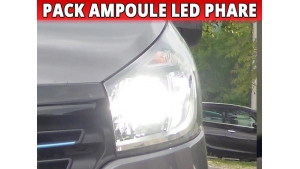 Pack 2 Ampoules LED Phare H4 Double Intensité pour Nissan Primastar