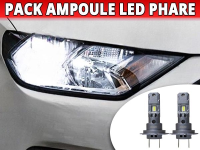 Pack led phare croisement route pour renault megane 4