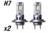 Micro Ampoules led phare haute puissance H7 Ventilées sans erreur ODBled voiture H7 homologuée e9 ventilée sans erreur