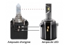 Pack 2 Ampoules LED H7 phare Spécial VW Audi Skoda et Mercedes