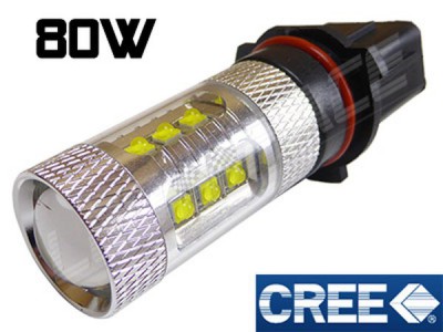 Antibrouillard led PSX26W - 80 Watts - CREE - Blanc 6000K