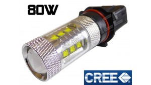 Antibrouillard led PSX26W - 80 Watts - CREE - Blanc 6000K