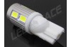 Ampoule Led T10 - culot W5W - 10 leds smd 5630 - Blanc 6000K