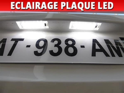 Pack led plaque renault megane 1
