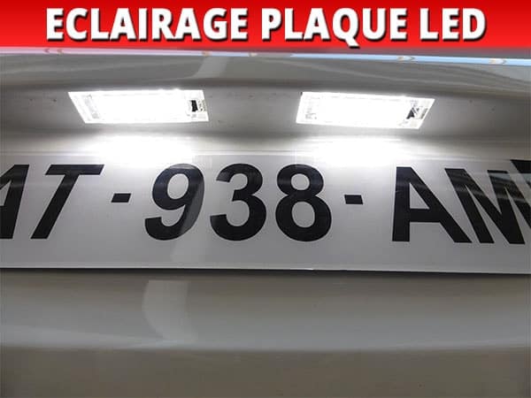 Pack d'ampoules LED plaque d'immatriculation pour FIAT 500X (334)