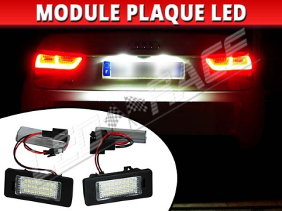 Pack modules led plaque arrière pour Audi A4 B8 - blanc 6000K