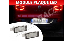 Eclairage de plaque d'immatriculation pour Renault Captur J5 1.5