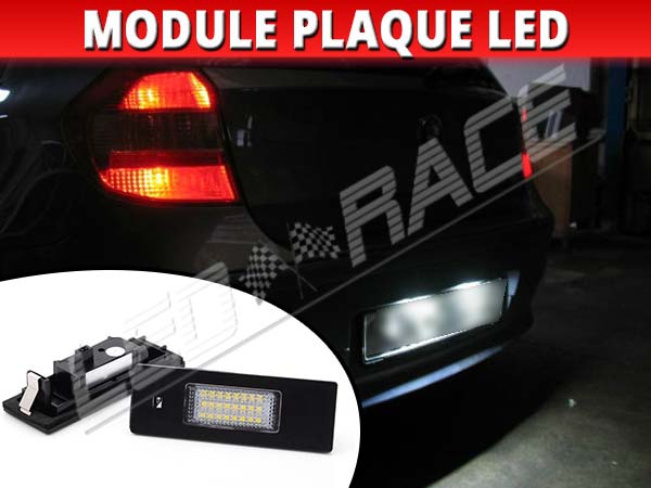 Pack LED plaque immatriculation BMW Serie 1 E82, E88 