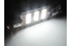 Navette Led 42mm - C10W-12 Leds smd 4014 - radiateur - Blanc 6000K