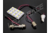 Plafonnier 12 leds smd 5050 - Format XL - avec adaptateurs - Blanc