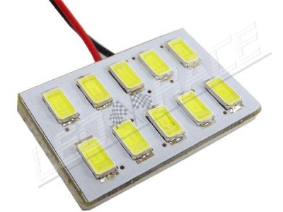 Plafonnier 10 leds smd 5630 - avec adaptateurs - Blanc 6000k