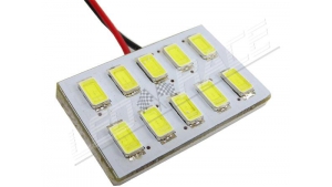 Plafonnier 10 leds smd 5630 - avec adaptateurs - Blanc 6000k