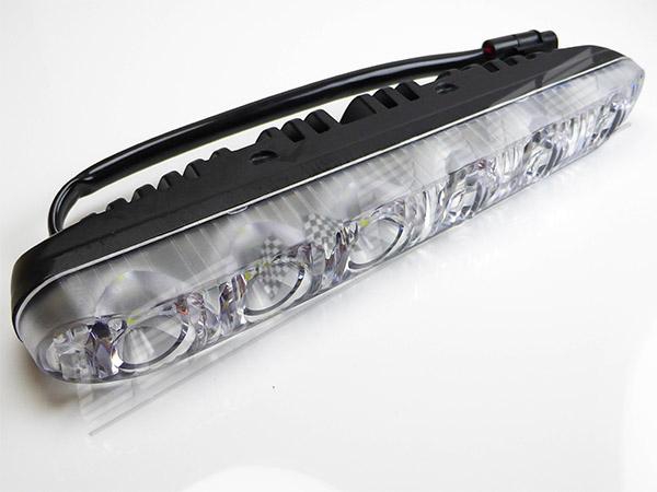 9 LED DRL Feu de Jour Blanc Xenon 7000K Eclairage Feux Diurnes 70mm Rond  12V