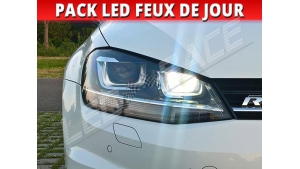 Pack feux de jour led Volkswagen Golf VII Phase 1- Phares xenon