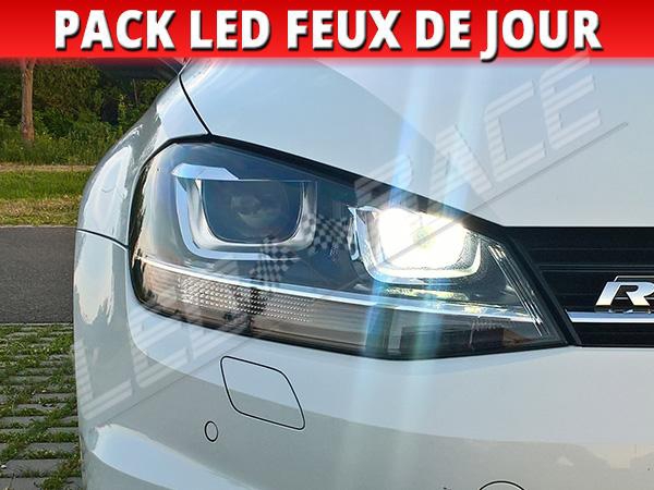 Pack feux de jour veilleuses led blanc xenon pour Peugeot 308