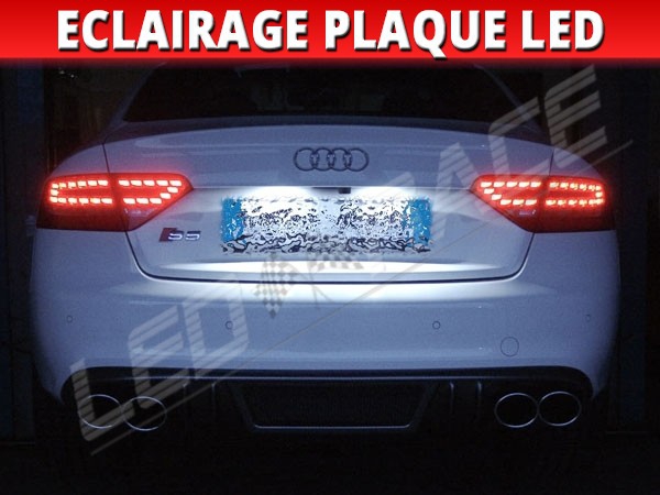 Pack Leds plaque d'immatriculation pour Audi A4 B5